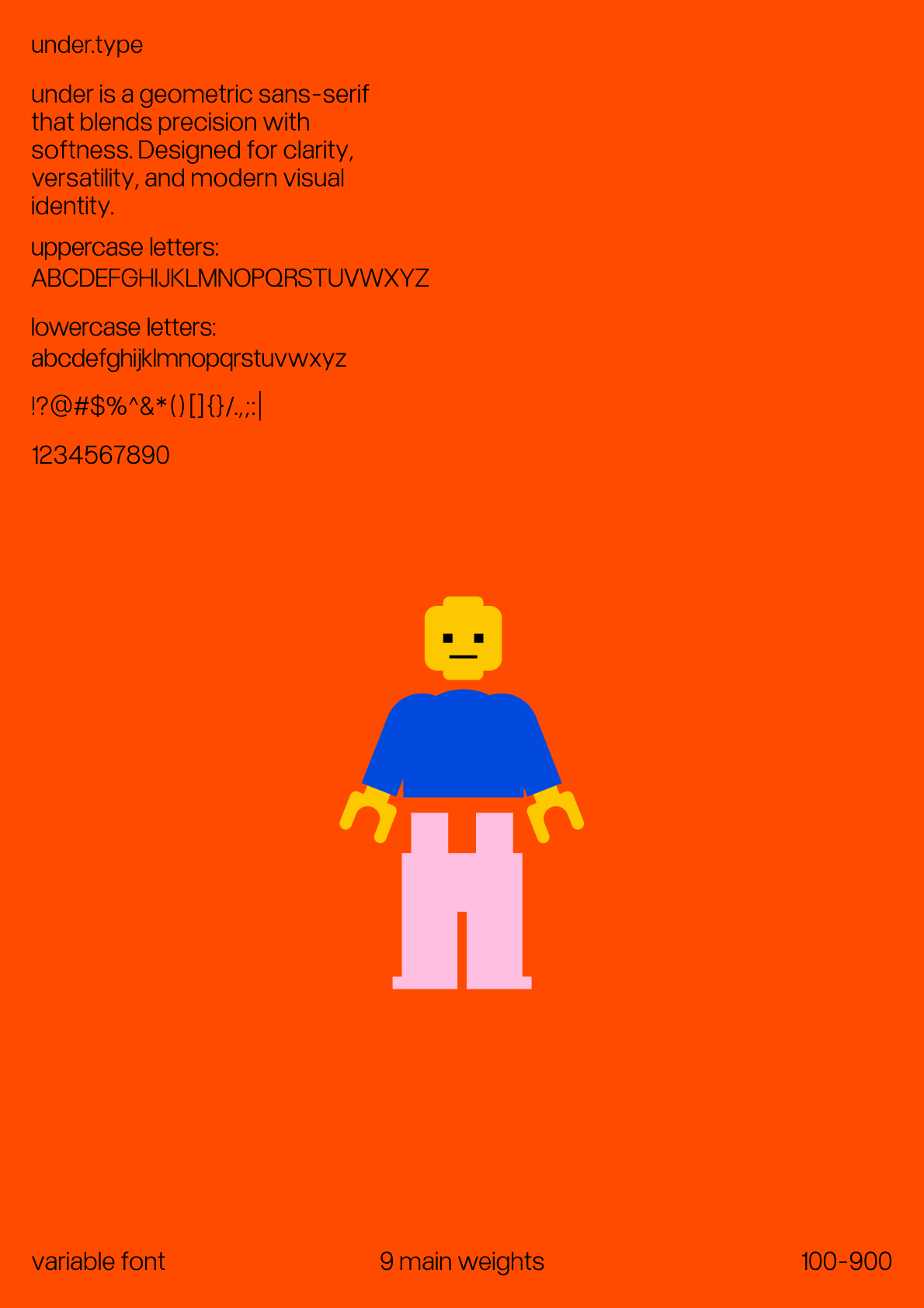 Under font poster 2