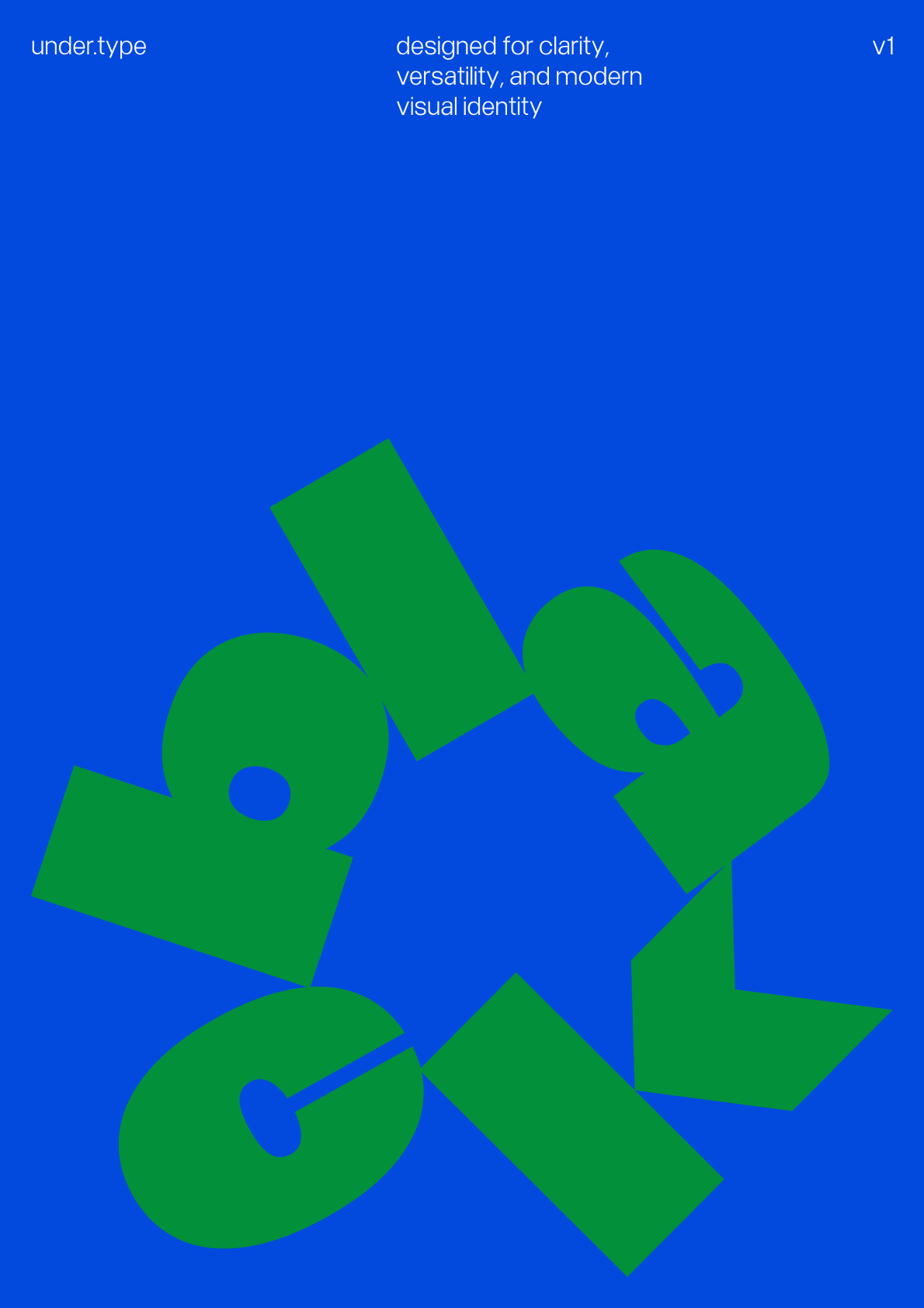 Under font poster 7